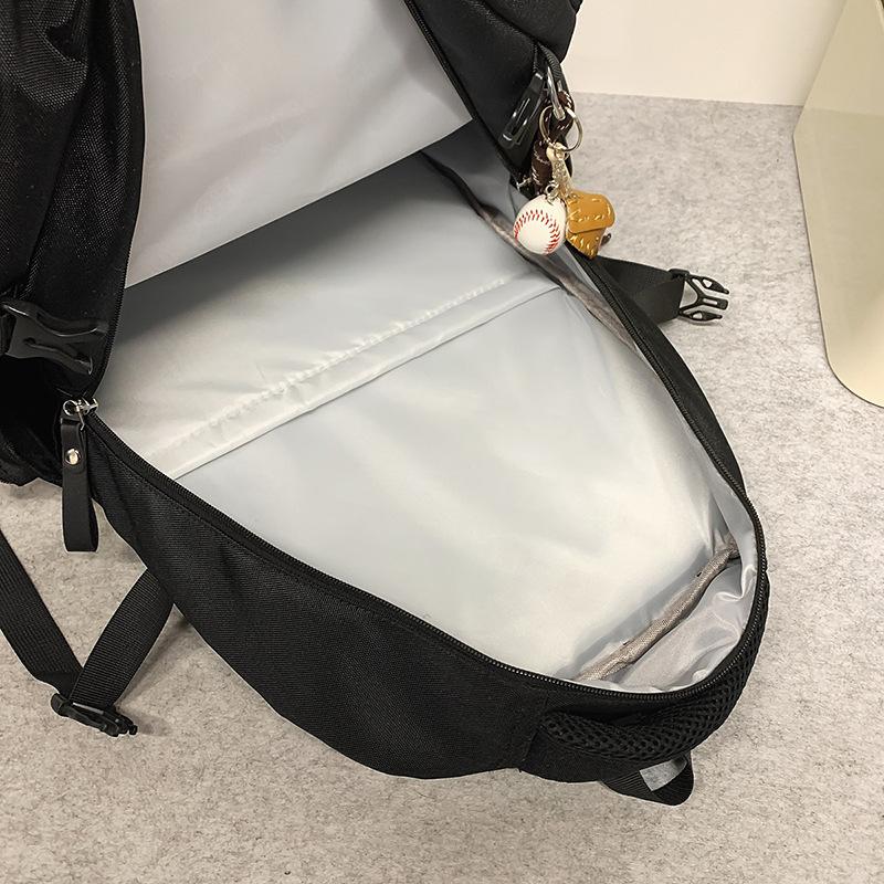 School Bag High Quality School Bag Ins Trendy Couple Leisure Travel Backpack Large Capacity Strong and Durable