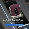 For Volkswagen Black Red PU Leather Universal Car Gear Shift Knob Gear Stick Manual Transmission Shifter Lever sticker