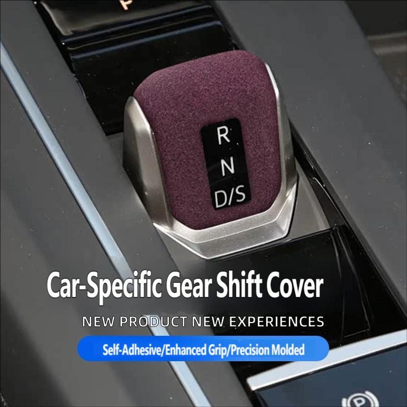 For Volkswagen Black Red PU Leather Universal Car Gear Shift Knob Gear Stick Manual Transmission Shifter Lever sticker