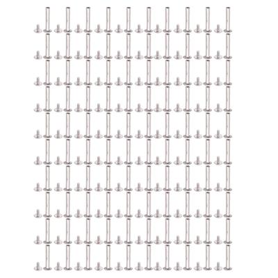 100 Sätze Buchbindnieten Edelstahl Multifunktional Lederschraubnieten für Leder