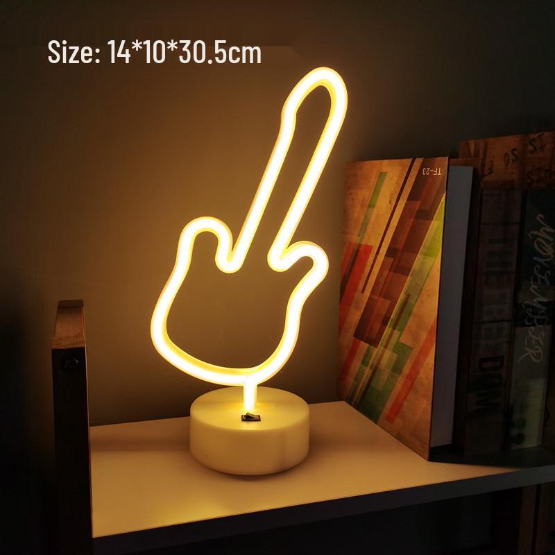 Luz de Mesa LED Neon para E-Sports e Decoração de Quarto