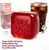 Needoh Cubo Bonito Suave Squishy Juguete para Apretar Alivio de la Ansiedad Cubo Fidget Aliviador de Estrés de Escritorio Regalo Ideal para Adultos