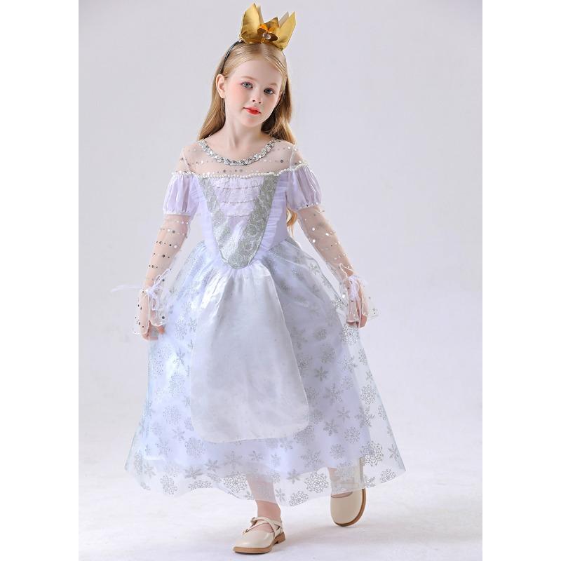 

Девочка Принцесса Киноиздание Детская Сказка Алиса в Стране Чудес Белая Королева Июнь 1 Костюм 150cm