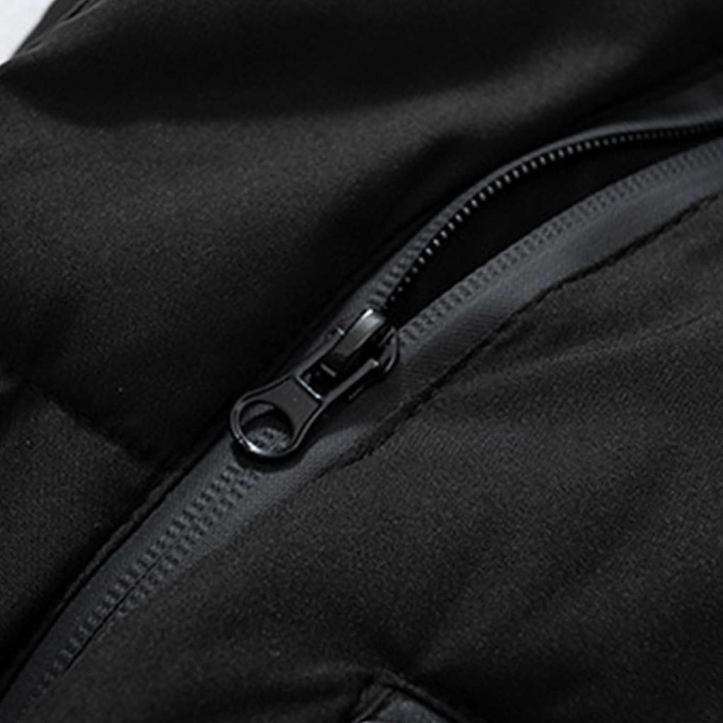 Men's Large-pocket Sleeveless Casual -color Personalized Vest With Thickened Warmth And Creative Waistcoat