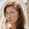 Metal Oval Shades Women Men Rhinestone Diamonds Sunglasses Unisex Bling Eyeglasses Frames Uv400 Fashion Eyewear Glasses