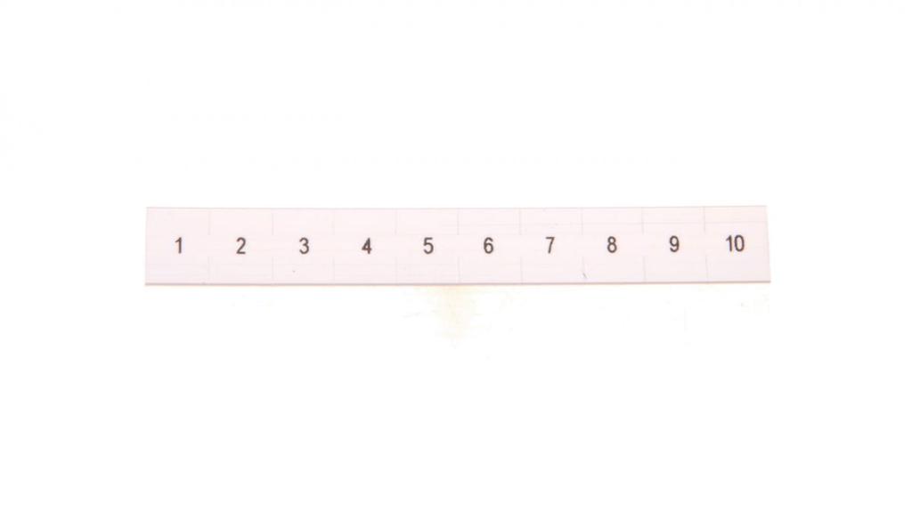 Marker For Rail Connectors 8mm /1-10/ White Zb 8, 1-10 1052015:0001 /10Pcs/