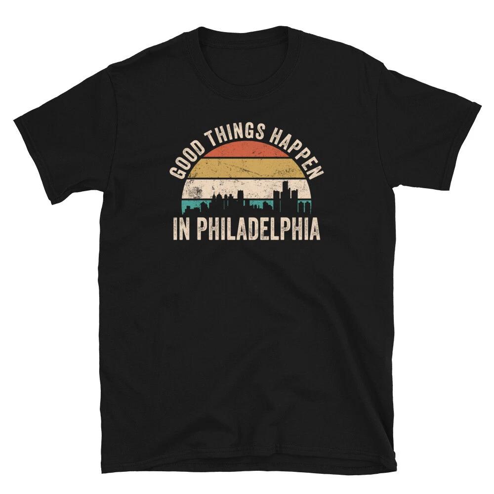 Good Things Happen In Philadelphia Presidential Debate Retro Unisex T-Shirt S