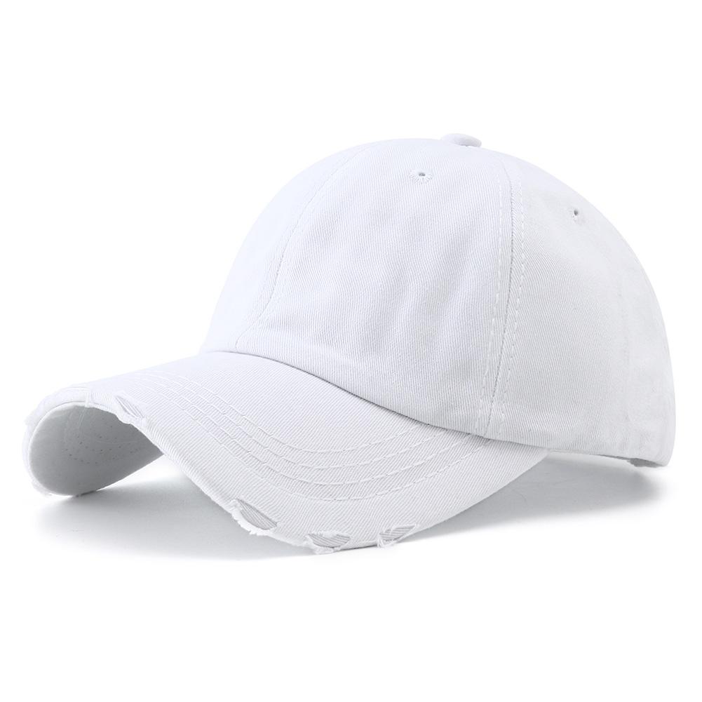 Snapback Adjustable Jean Distresseded Vintage Distressed Color Plain Solid Black Women Cap Baseball Denim Washed New Brand Latest Fresh Hats For Men