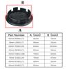 OPQ1 Car Wheel Center Hub Caps Cover 4pcs 55mm 56mm 65mm 70mm for VW Volkswagen Golf Polo Passat Touran CC B5 B6 B7 Jetta accessories