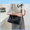 Soft Pu Leather Small Square Handbag Zipper Closure Modern City Style For Women