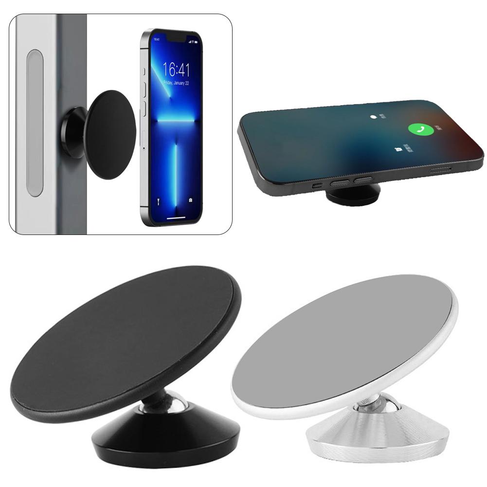 Double-sided Magnetic Metal Phone Holder For Magsafe Dual Magnet Phone Mount Stand Universal GPS Mobile Phone Mount for iPhone