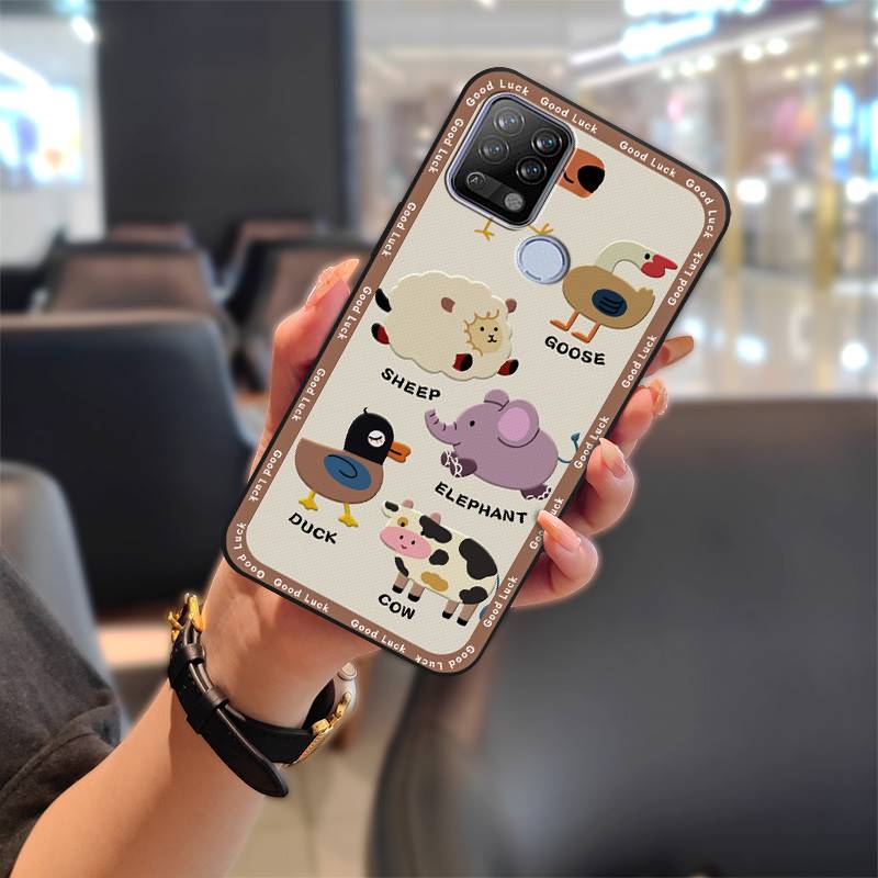 Dirt-resistant Cute Phone Case For Tecno Pova/LD7 Cartoon Silicone Full Wrap Waterproof Soft Case Anti-dust Protective