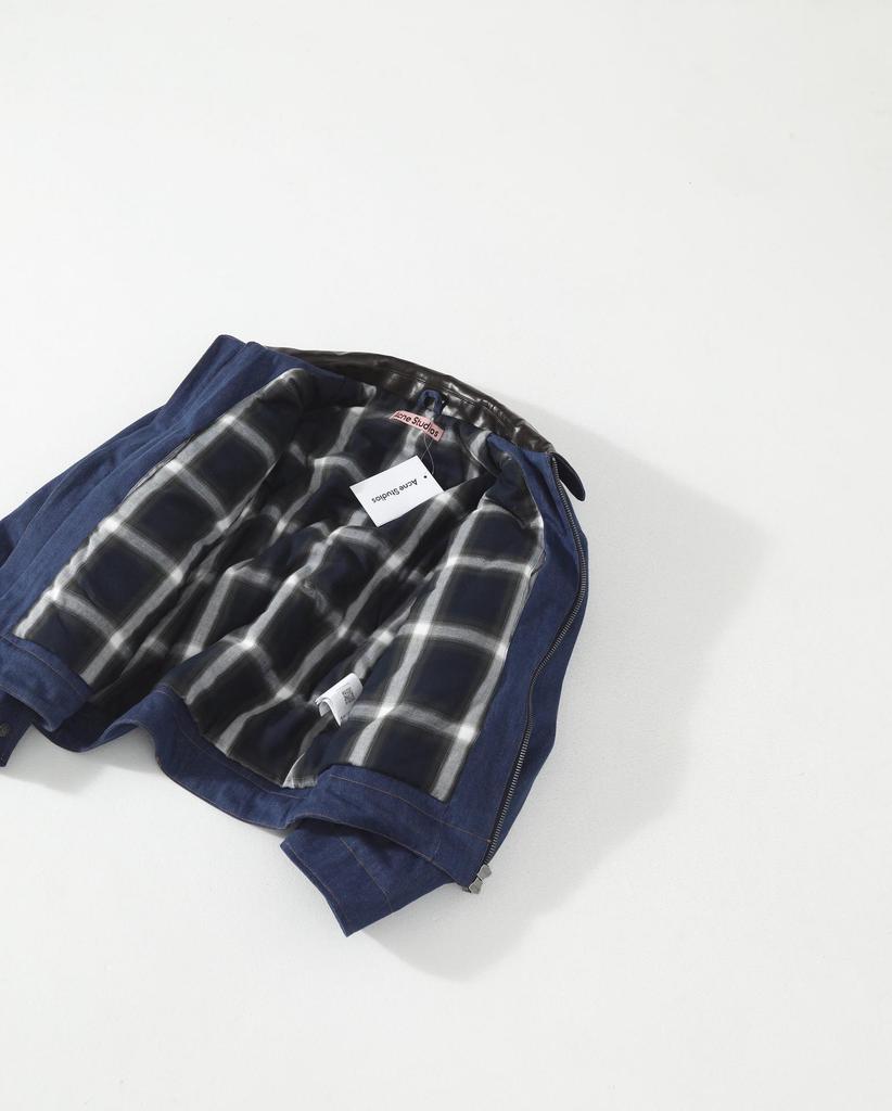 Wysokiej jakości Retro Dżinsowa Bawełniana Kurtka z Klapami i Zamkiem - Luźne Okrycie Wierzchnie w Stylu Stodoły