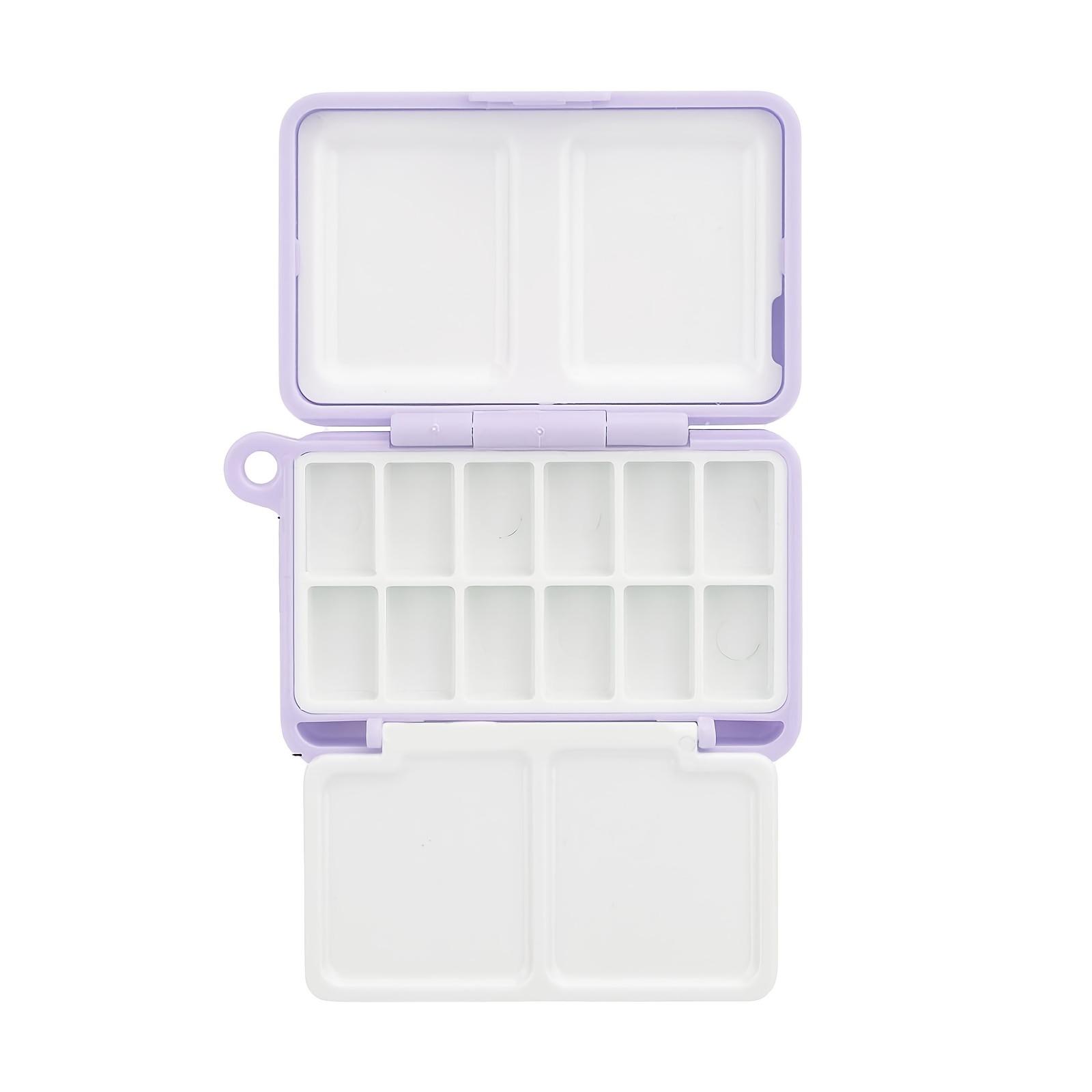 Empty Watercolor Paint Box (With Palette), Watercolor Paint Palette, Watercolor Box with Lid, Travel Watercolor Tray