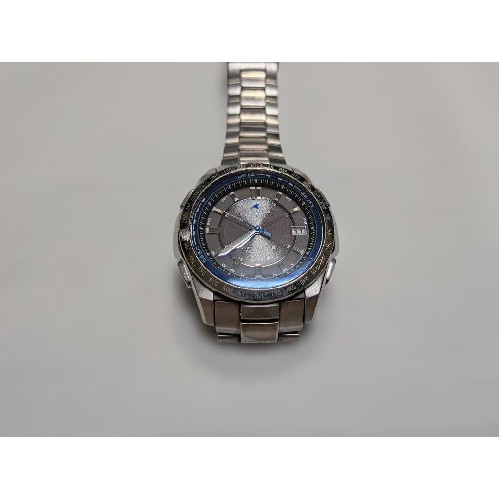 Used CASIO OCEANUS OCW-T100 Radio Solar Titanium Working Condition