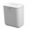 No-Hole Wall Hanging Rubbish Bin 7/11L Kitchen Storage Box Compact Bathroom Trash Can  Kitchen