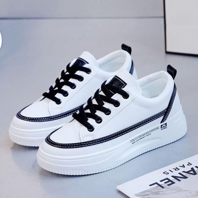 

2025 spring and autumn new little white women s shoes versatile board shoes casual sports dad shoes are popular in summer 35