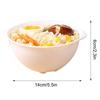 Ramen Bowl Microwavable Noodle Bowls With Lid Microwave Bowl Covered Design For Heating Convenience Not Easy To Burn For Boiling