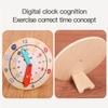1PCS Wooden Clock Children Educational Toys Hour Minute Cognition Colorful Clocks Toys Kids Early Preschool Teaching Aid