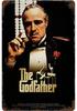 Retro Vintage Metal Tin Poster  The Godfather Sign Plaque for Bar Club Home Wall Decor  Classic Movie Wall Plate Pendant