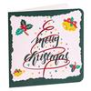 Christmas Party Favors 10Pcs Merry Greeting Cards Set, Folding Cartoon Blank Note Cards, Festive Blessing for Holiday Gift Paperboard