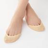 5Pairs Breathable Half Feet Socks Invisible Half Palm Socks Elastic Mesh Boat Socks  Women