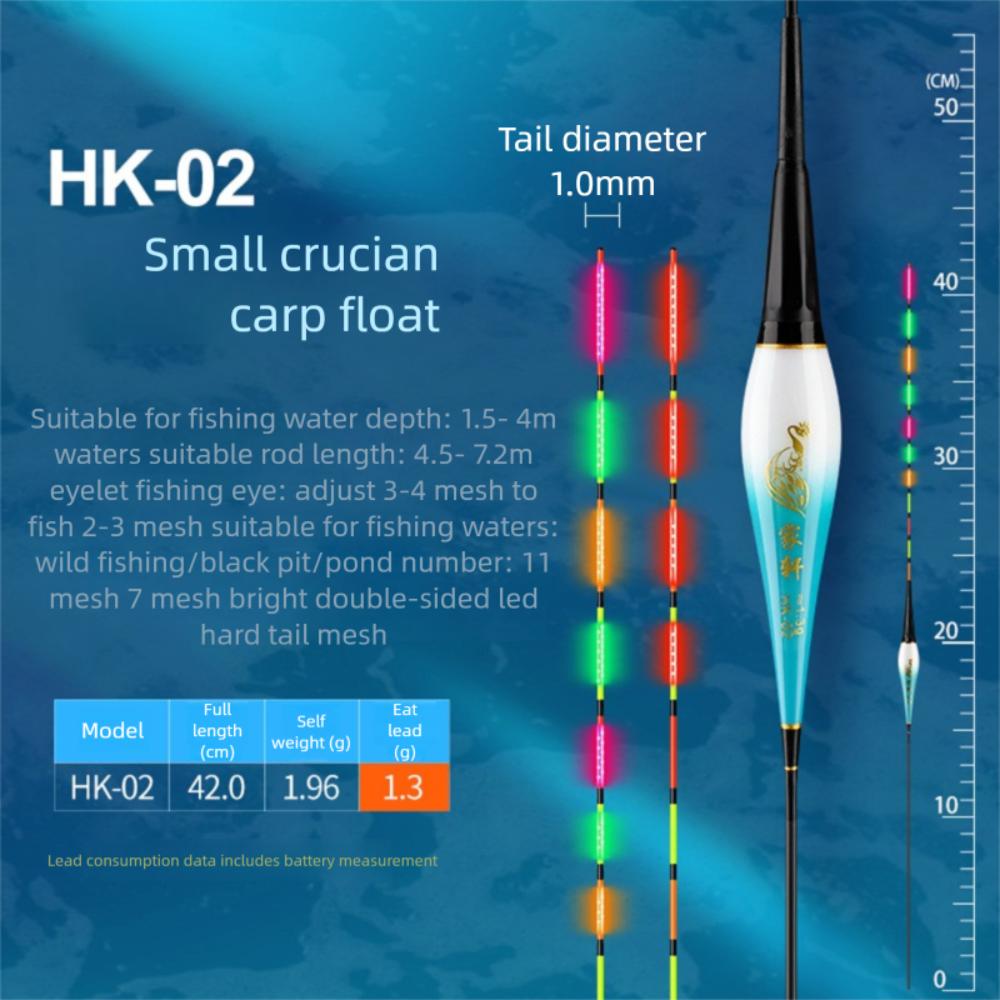 Buoy Strike LED Light Float Indicator Rock Fishing Floats New Electronic Fishing Float  Long Tail