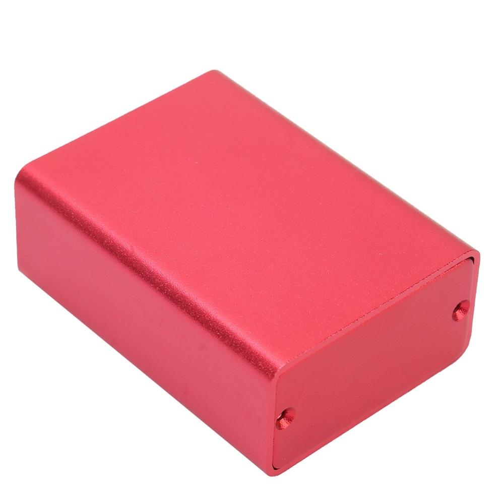 23*44*60mm Aluminum Box Frosted Red Aluminum Electronic Project Enclosure Case Circuit Board Instrument Box