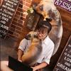 3D Lifelike Animal Throw Pillow Plush Cushion Cute Dog Pillow  Office