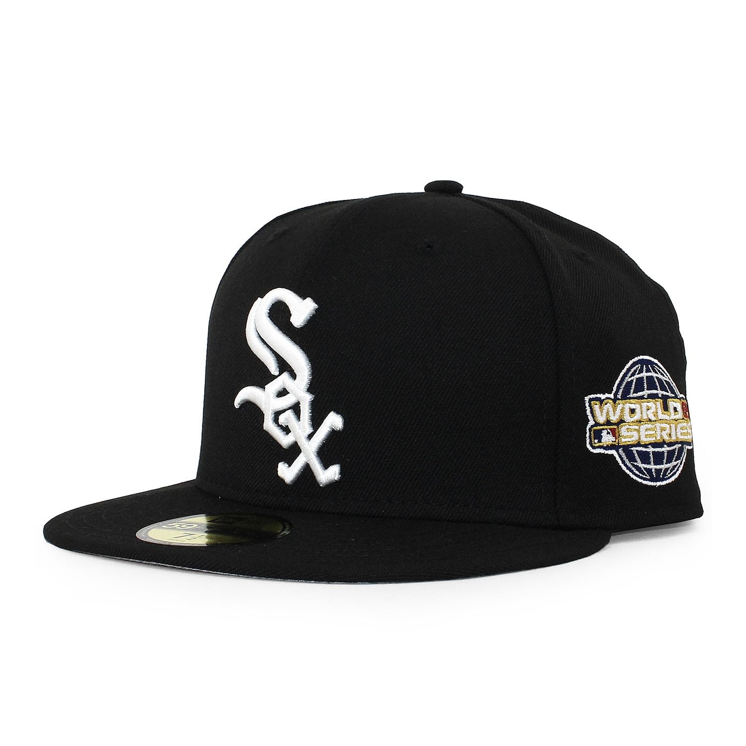 

[New Era] 59FIFTY Chicago White Sox [Кепка, надеваемая в игре Мировой серии MLB 2005] CHICAGO WHITE SOX Кепка Мировой серии (8-18 (приблизительно. 64,5 см)) [Использовал]