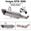 Vespa GTS 300 Scorpion Exhaust Mid-Tail Section for 08-21 Models