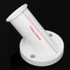 AC 250V 4A White E27 Lamp Base Socket 45 Degree Angle Oblique Screw Plastic Light Bulb Base Wall Lamp Holders Adapter Converter