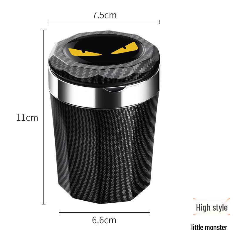 High Flame Retardant Car Ashtray with Lid & Light for 2025 GAC GS8/M8 Interior Modification