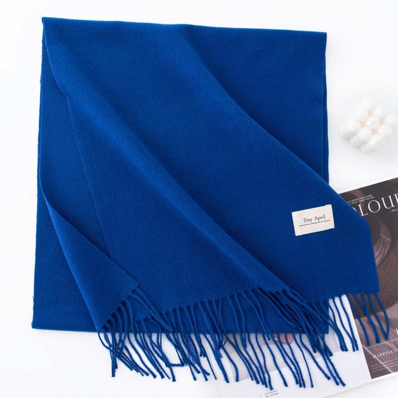 Winter Cashmere Scarf Shawl 2in1 Men Women Solid Color Warm Fashion Versatile High-end