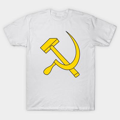 T Shirt Women Soviet Hammer And Sickle Harajuku Print Kawaii Tshirt Summer Short Sleeve Female T-Shirt Top Tee