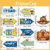 Day Father Themed Paper Wooden Stakes Directional Signs Party Scenes Props Decor