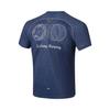 Li Ning Running Series Casual Minimalist Sports Breathable Cool Ice Silk Short Sleeve T-Shirt Men Tops Deep-Flag-Blue ATSW507-5