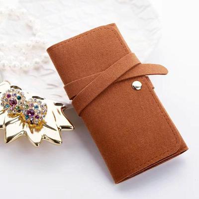 Jewelry Roll Organizer Travel Portable Jewelry Roll Foldable Earring Storage Pouch For Women Wife Girlfriend Travelers Wedding &