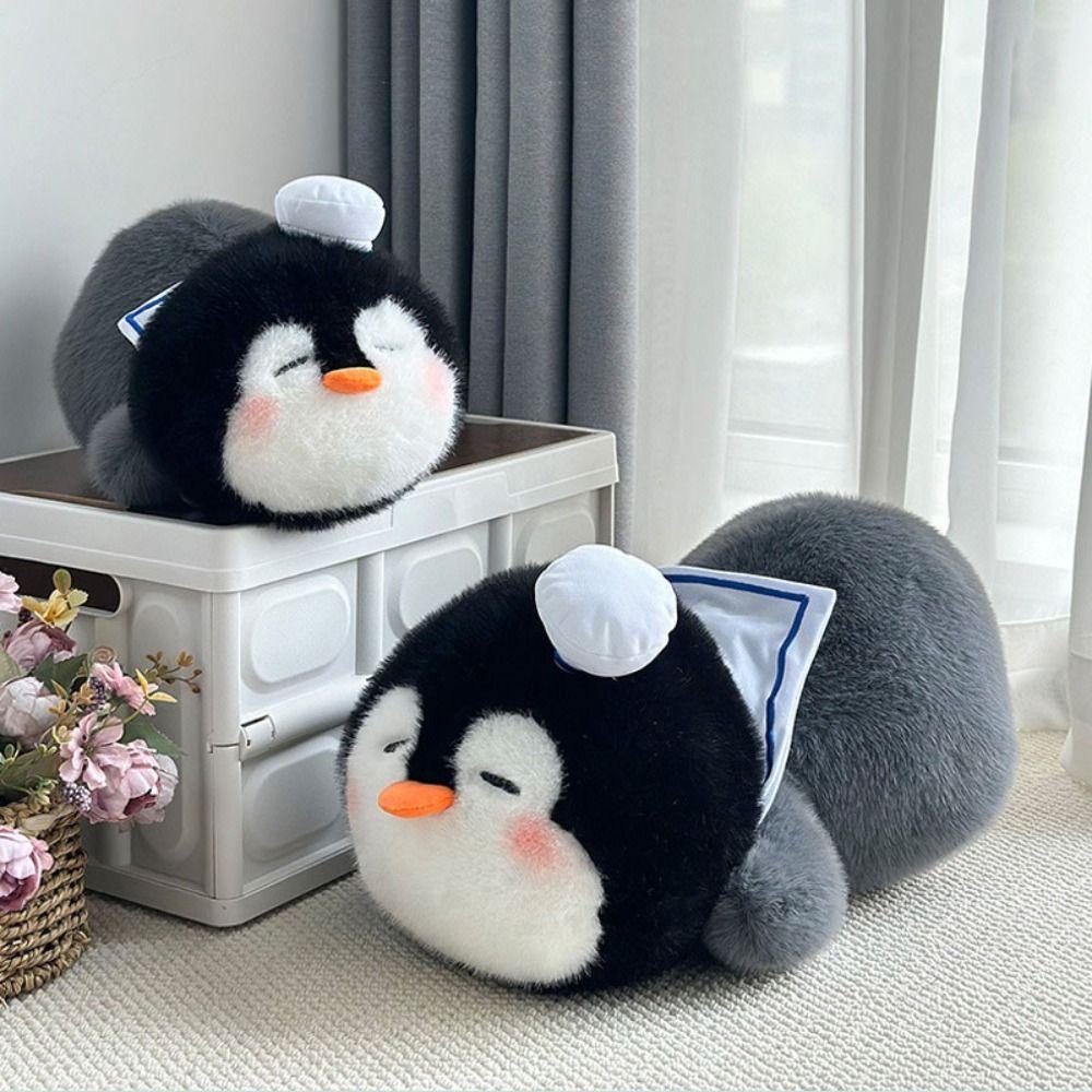 Fluffy Cartoon Penguin Plush Toys PP Cotton Stuffed Animal Penguin Toy  Kids Gifts