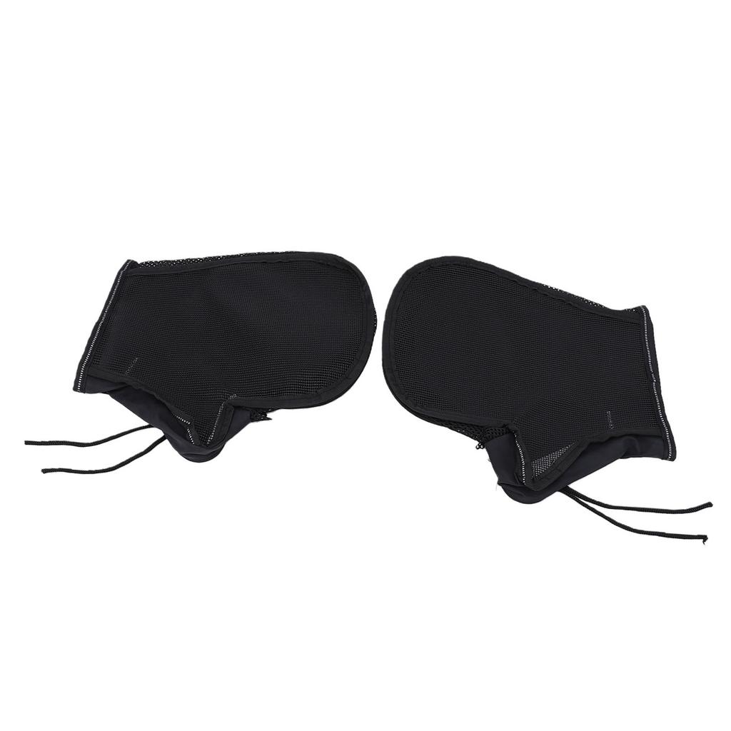 Summer Motorcycle Handlebar Muffs Sun Protection Breathable Mesh Riding Gloves for Electric Bikes Scooter