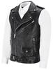 New popular men's leather jacket leather vest men's locomotive jacket PU
