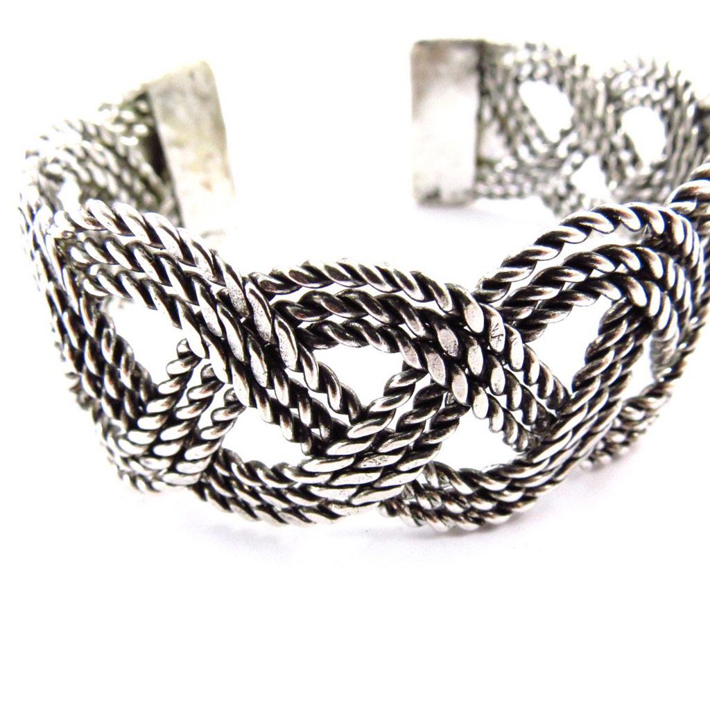 Les Trésors De Lily [J6866] - Brățară de designer „Cunégonde” din argint