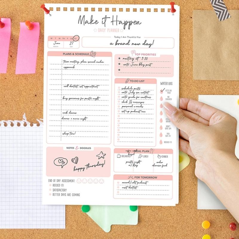 Daily To-do-list Planner Coil-binding Planner Daily Weekly Planner To-do-list Notebook Personal Appointment Book Diary