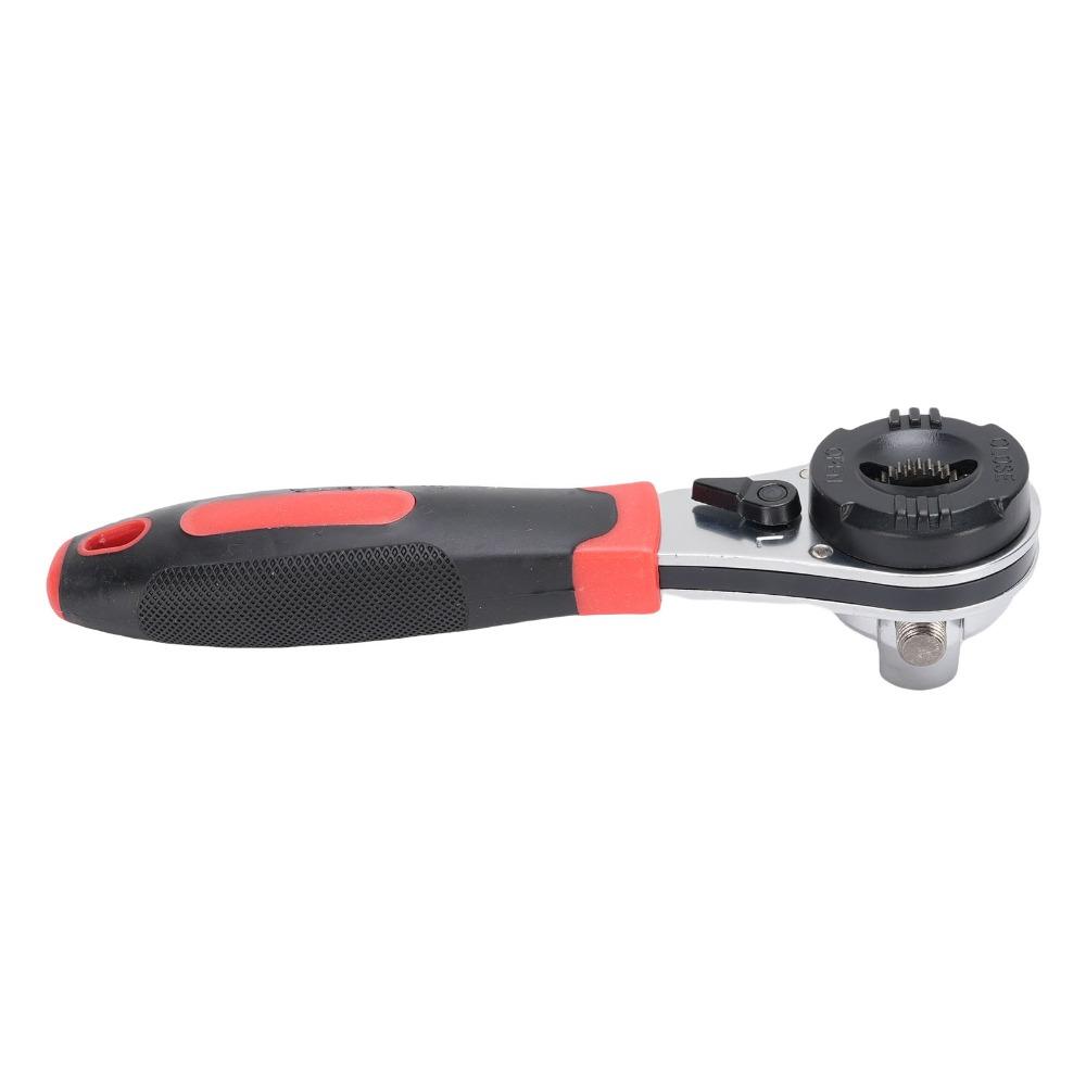 Anti Slip Handle Adjustable Ratchet Wrench 6-22mm Jaw Multifunctional Ratchet Wrench Car Repair