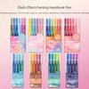 LANGUO 99/4 Colors Glitter Effects Large Capacity Gel Pen 1.0mm/0.5mm Writing Pen Painting Drawing Art Markers School Supplies