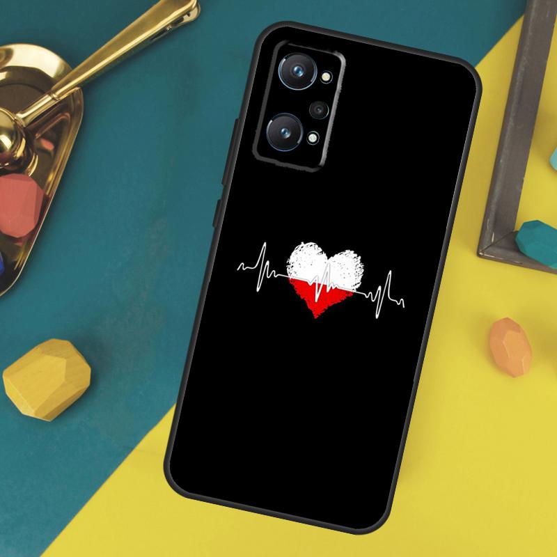 Poland Flag Case For Realme 14 12 10 11 13 Pro Plus GT 6 6T 5 GT7 Pro C61 C55 C51 C21Y C25S C67 C75 C53