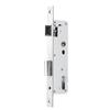 Metal Single Point Mortise Lock Body with Narrow Panel Front Plate for Residential Gate Door Repair and Aluminum Door Use