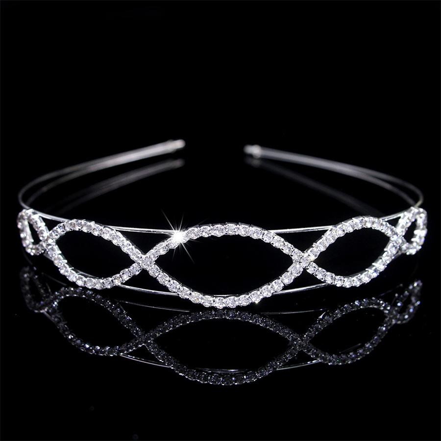 New Korean Exquisite Princess Crystal multilayer Headband Children Girls Love Bride Prom Wedding Party Accessories Jewelry Gifts