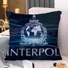 I-Interpols LOGO Pillowcase toon Gift Cushion Cover Bedroom Home Sofa Chair Seat Decor pillow case