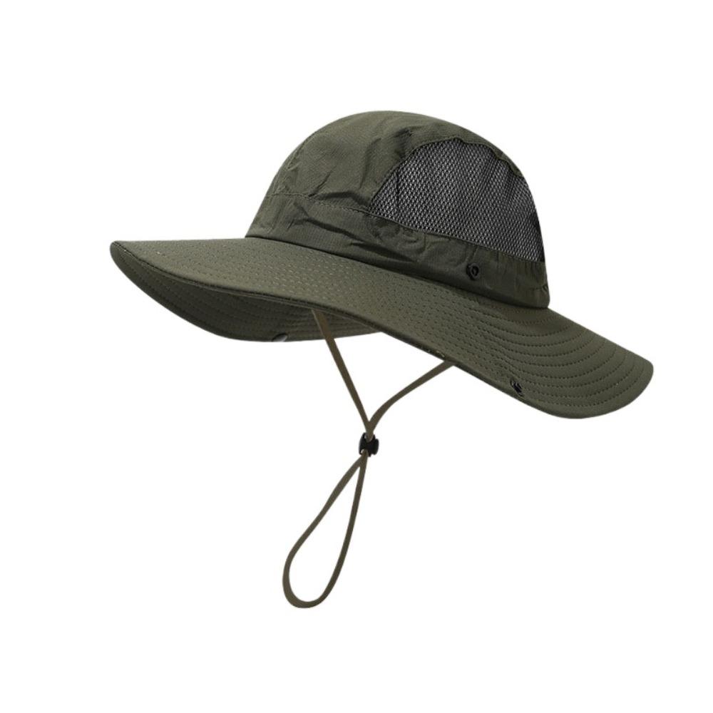 Quick-dry Men Fisherman's Hat Waterproof Hiking Cap Casual Folding Bucket Hat  Sports